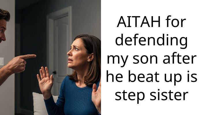 AITAH for defending my son after he beat up is step sister