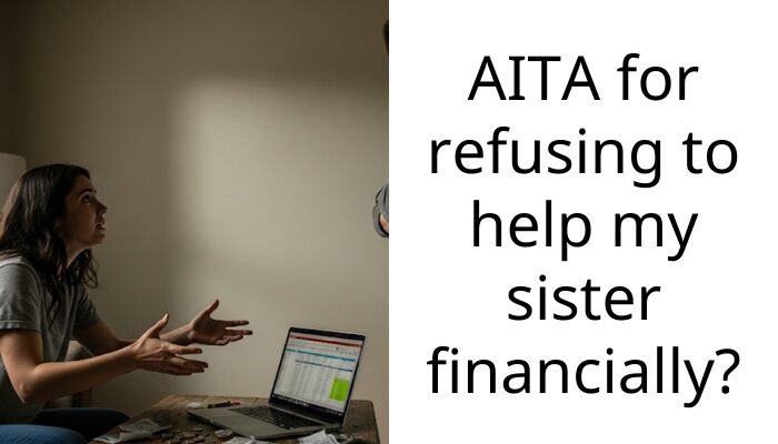 AITA for refusing to help my sister financially?