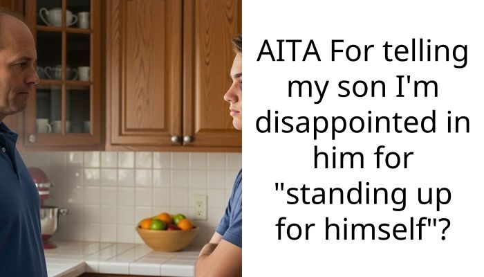 AITA For telling my son I’m disappointed in him for “standing up for himself”?