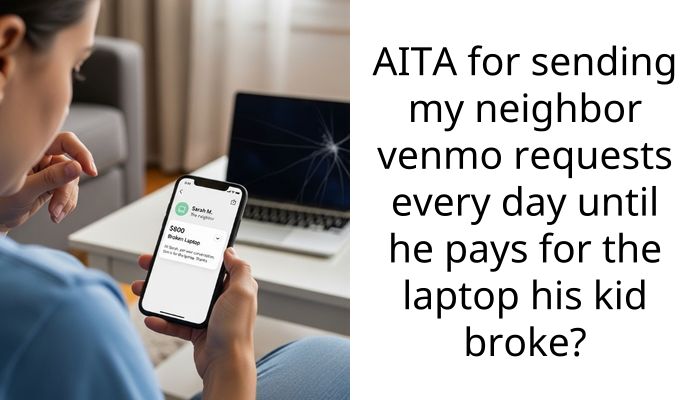 High School Student Publicly Calls Out Neighbor Who Won’t Pay For The Laptop His Child Broke