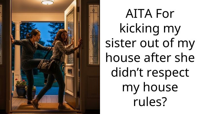 AITA For kicking my sister out of my house after she didn’t respect my house rules?