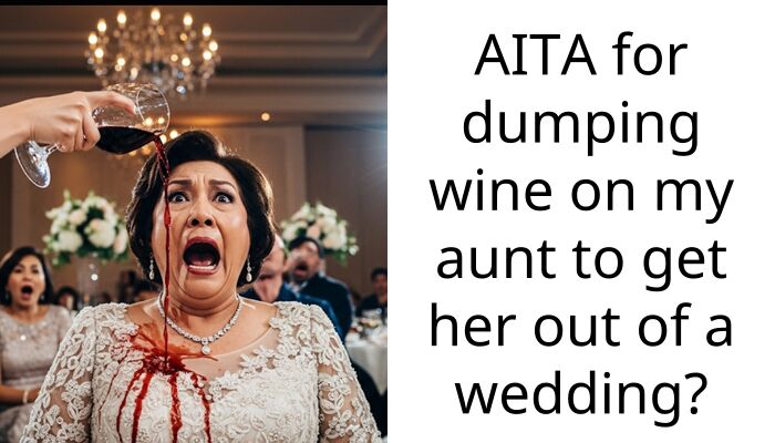 I Dumped Red Wine on My Aunt After She Insulted My Cousin’s Gay Friend at Her Wedding