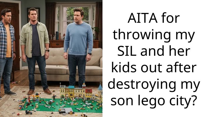 SIL destroyed my son’s lego city because he wouldn’t share his room so I kicked her out