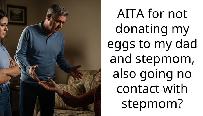 AITA for not donating my eggs to my dad and stepmom, also going no contact with stepmom?