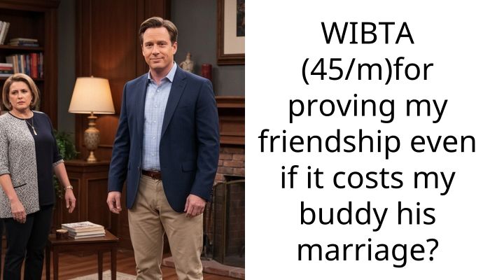 WIBTA (45/m)for proving my friendship even if it costs my buddy his marriage?