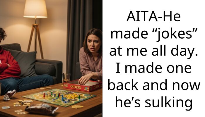 My husband spent all day roasting me so I finally told him he was a joke