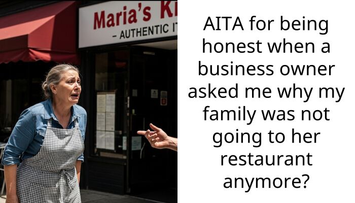 I Told The Struggling Restaurant Owner Her Food Is Now Garbage and She Stormed Off