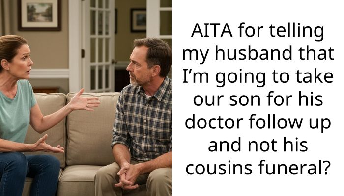 Husband is furious I prioritized my sick baby’s health over his cousin’s funeral