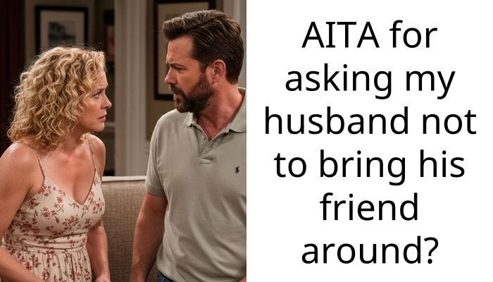 AITA for asking my husband not to bring his friend around?