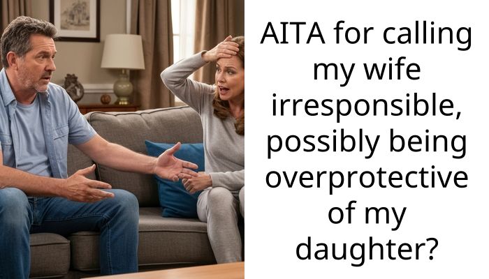 AITA for calling my wife irresponsible, possibly being overprotective of my daughter?