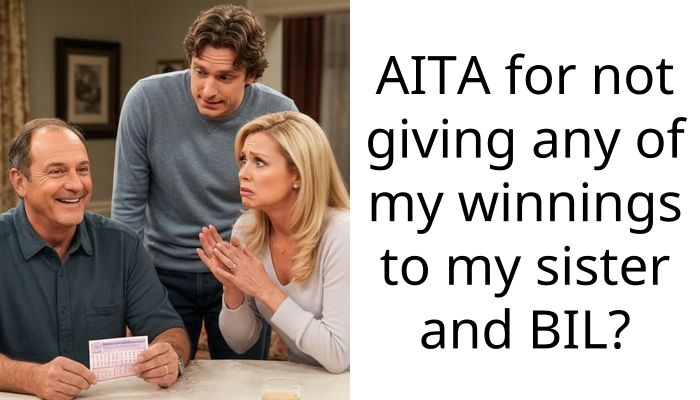 AITA for not giving any of my winnings to my sister and BIL?