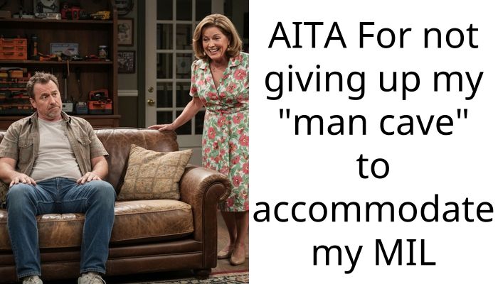 AITA For not giving up my “man cave” to accommodate my MIL