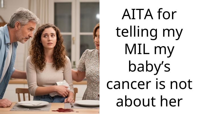 AITA for telling my MIL my baby’s cancer is not about her