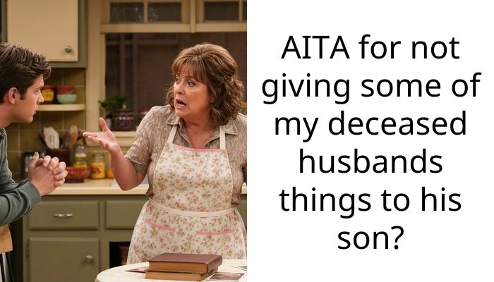 AITA for not giving some of my deceased husbands things to his son?