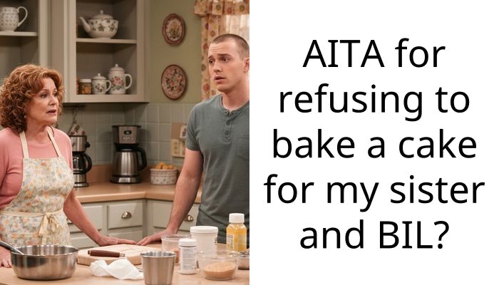 My Sister Demanded An Anniversary Cake After Mocking My Baking For Years—So I Said No