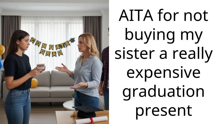 AITA for not buying my sister a really expensive graduation present
