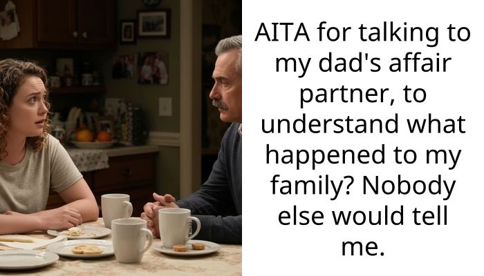 AITA for talking to my dad’s affair partner, to understand what happened to my family? Nobody else would tell me.