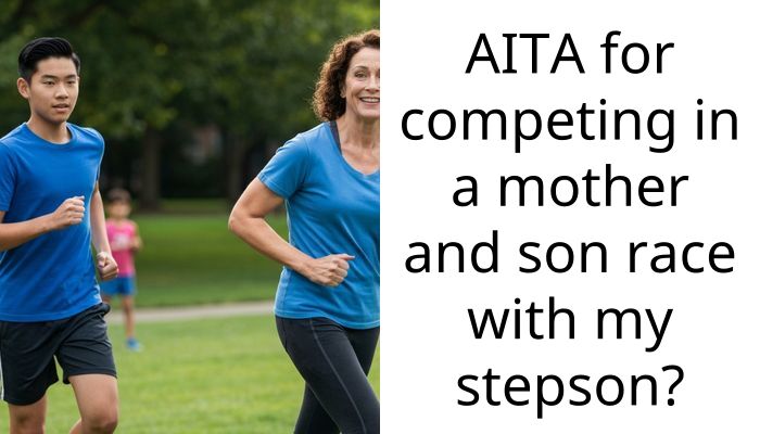 AITA for competing in a mother and son race with my stepson?
