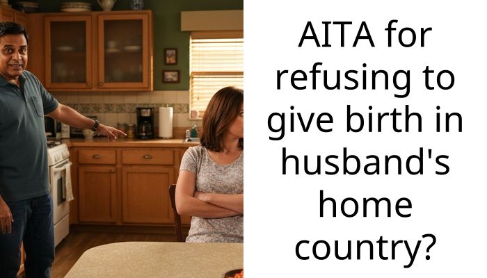 AITA for refusing to give birth in husband’s home country?