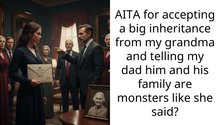 AITA for accepting a big inheritance from my grandma and telling my dad him and his family are monsters like she said?