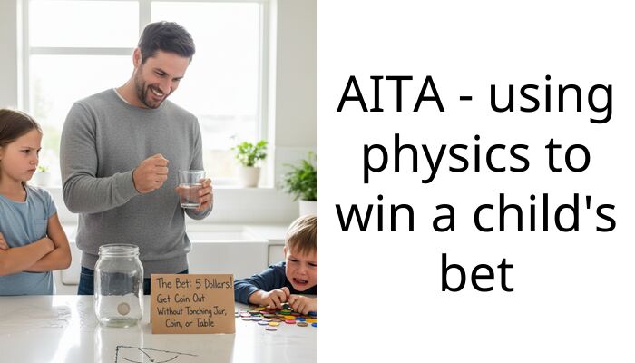 AITA – using physics to win a child’s bet