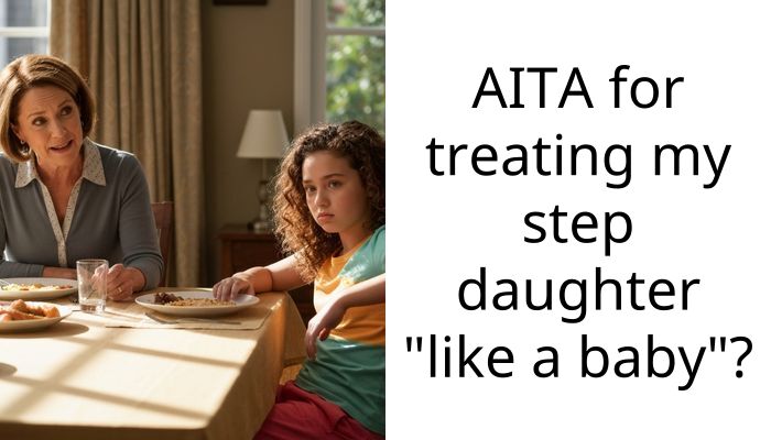 AITA for treating my step daughter “like a baby”?