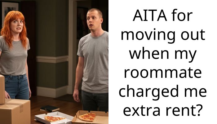 AITA for moving out when my roommate charged me extra rent?