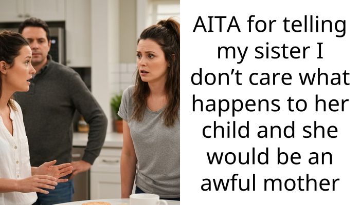 AITA for telling my sister I don’t care what happens to her child and she would be an awful mother