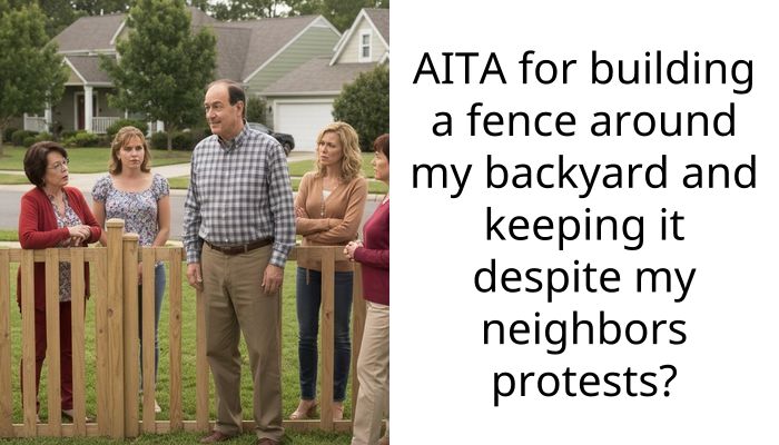 Homeowner Sparks Neighborhood Protest After Erecting Fence To Stop Community From Using Their Yard As Public Playground