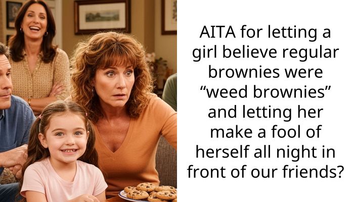 AITA for letting a girl believe regular brownies were “weed brownies” and letting her make a fool of herself all night in front of our friends?