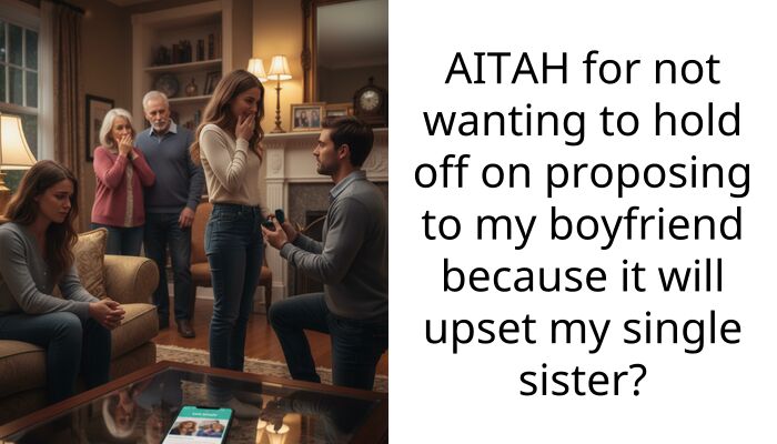 AITAH for not wanting to hold off on proposing to my boyfriend because it will upset my single sister?