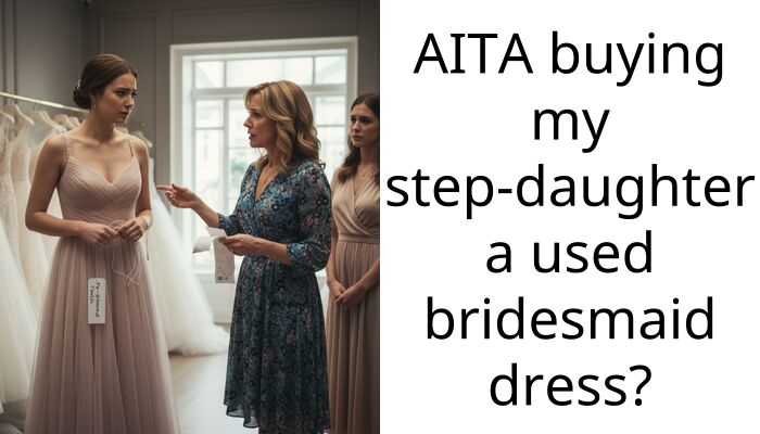 Future Stepdaughter Is Furious Because I Bought Her A Used Wedding Dress To Save Money