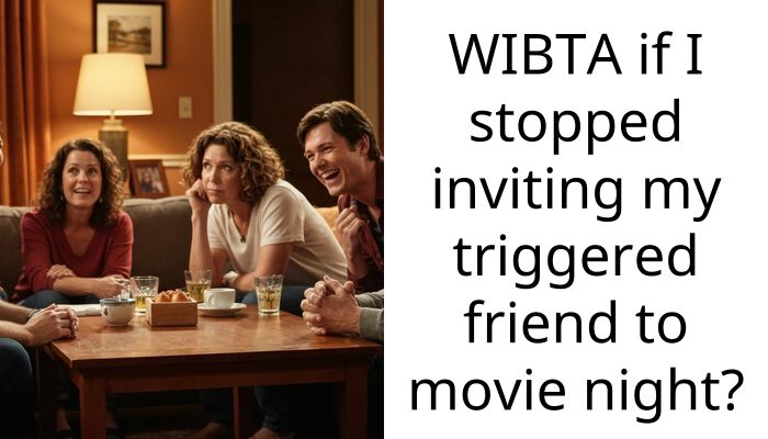 My Friends Want To Ban Our Traumatized Bestie From Movie Night So We Can Watch Violent Films