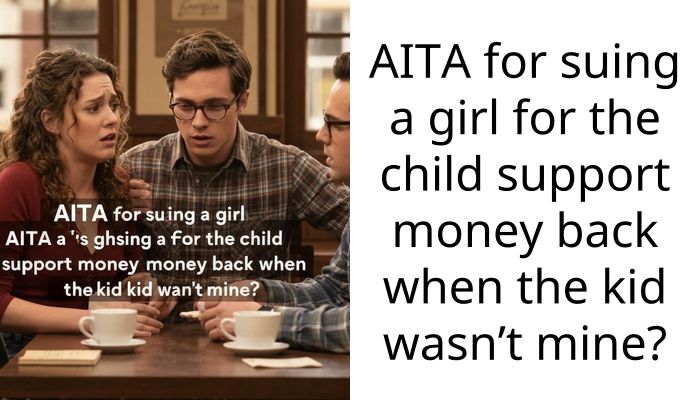 AITA for suing a girl for the child support money back when the kid wasn’t mine?