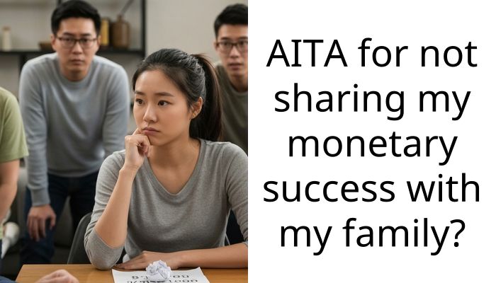 AITA for not sharing my monetary success with my family?