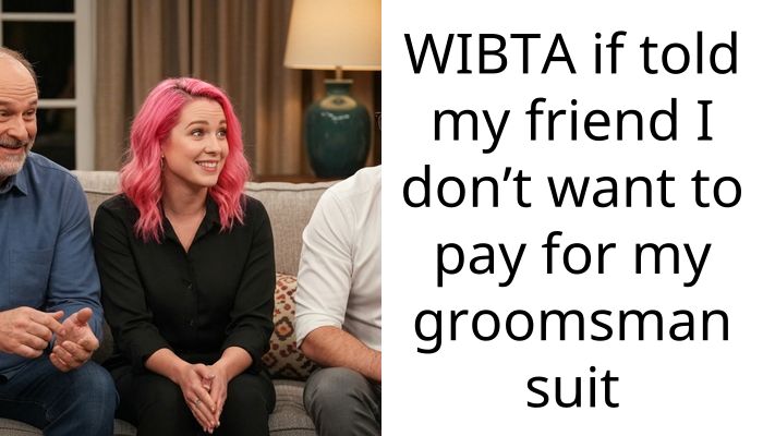 WIBTA if told my friend I don’t want to pay for my groomsman suit