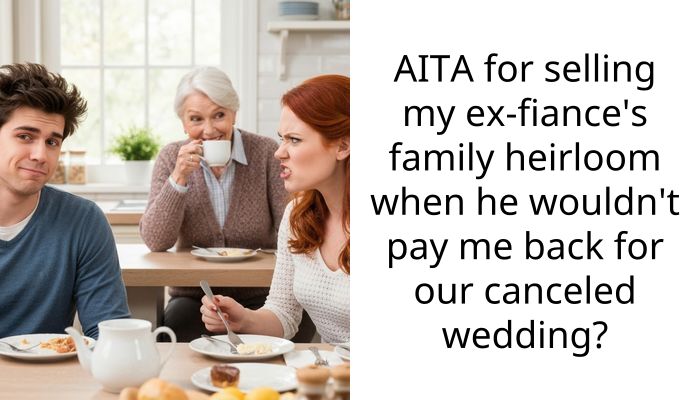 AITA for selling my ex-fiance’s family heirloom when he wouldn’t pay me back for our canceled wedding?