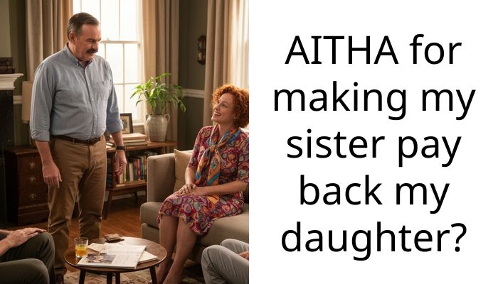 AITHA for making my sister pay back my daughter?