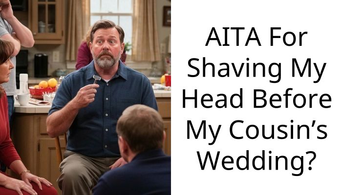 AITA For Shaving My Head Before My Cousin’s Wedding?