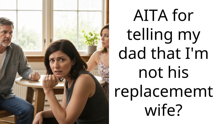 AITA for telling my dad that I’m not his replacememt wife?