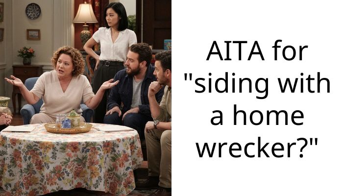 AITA for “siding with a home wrecker?”