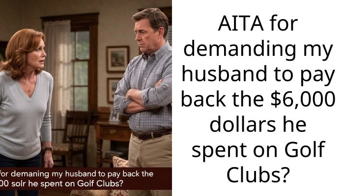 My husband stole $6,000 of my savings for golf clubs while our house ceiling is collapsing