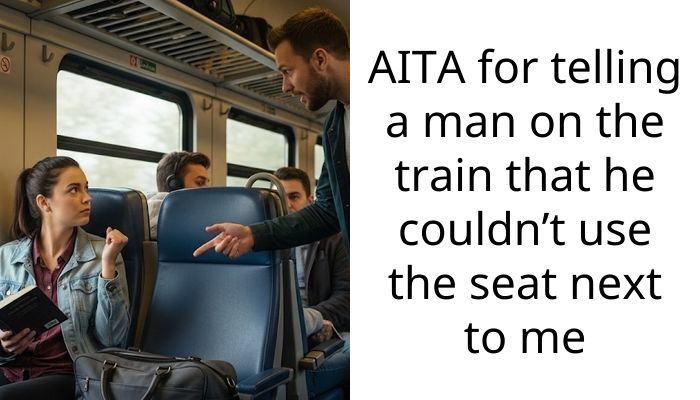 A stranger ignored an entire empty train just to sit next to me and got furious when I refused
