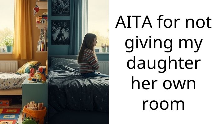 My teenage daughter demanded her own room so I told her to sleep on the couch