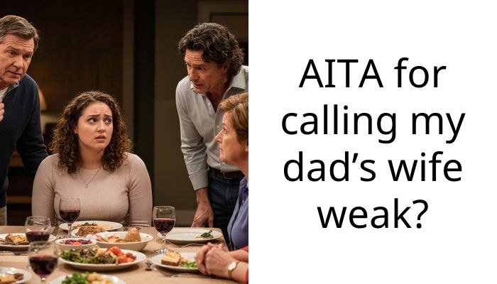 AITA for calling my dad’s wife weak?