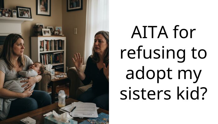 My Sister Wants Me To Legally Adopt Her Baby So She Can Avoid All The Responsibility