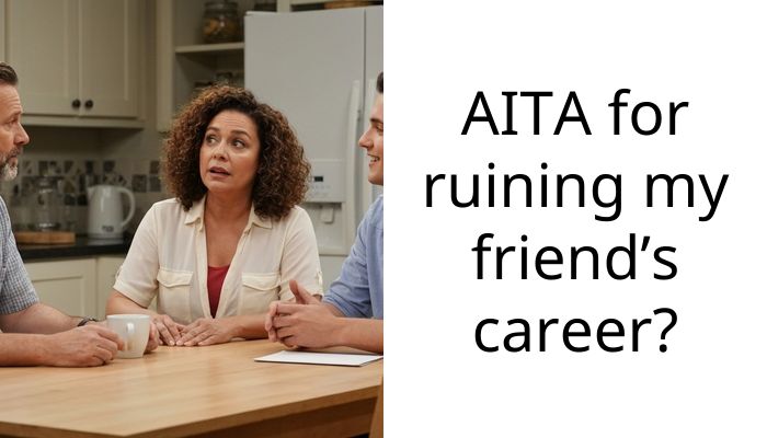 AITA for ruining my friend’s career?