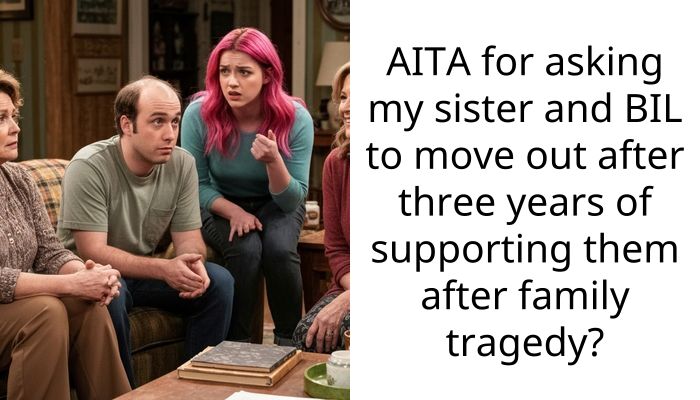 AITA for asking my sister and BIL to move out after three years of supporting them after family tragedy?
