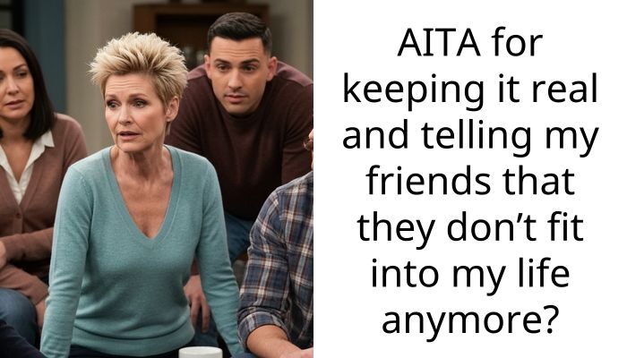 AITA for keeping it real and telling my friends that they don’t fit into my life anymore?