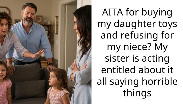 AITA for buying my daughter toys and refusing for my niece? My sister is acting ent*tled about it all saying horrible things